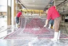 مراجعه مردم به قالیشویی‌ها 30 درصد کاهش یافت