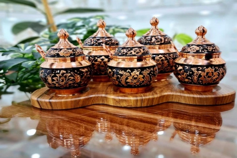 ظروف مسی الماس تراش