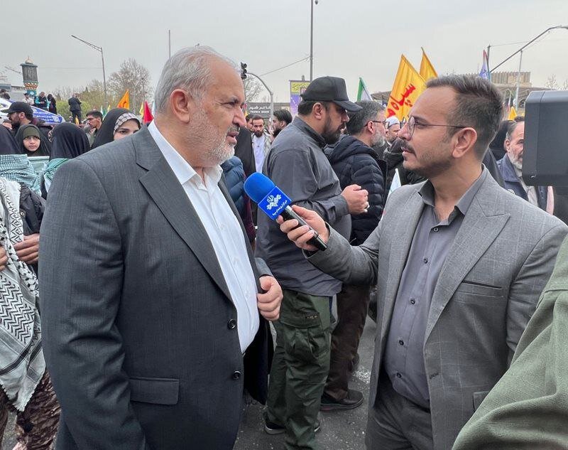 حضور پرشور مردم در راهپیمایی روز قدس بیانگر همدلی با ملت فلسطین است