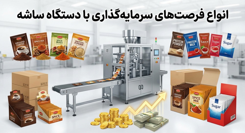 فرصت سرمایه گذاری با دستگاه ساشه