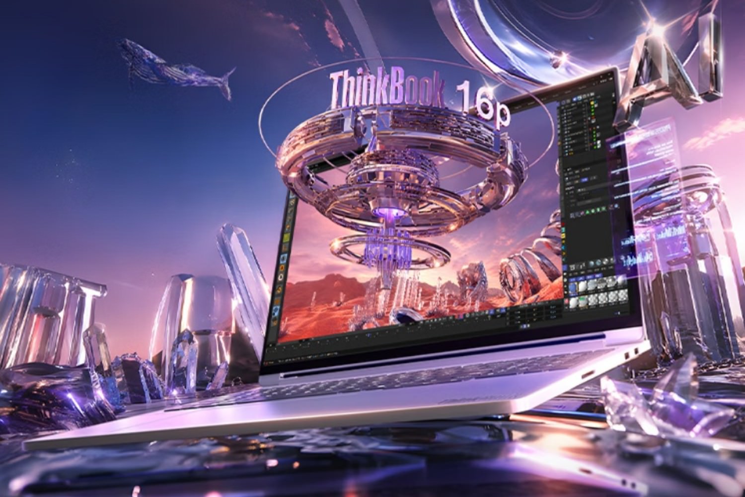 لپتاپ تینکبوک 16p لنوو با تراشه اینتل و گرافیک RTX 5060 انویدیا نونوار شد
