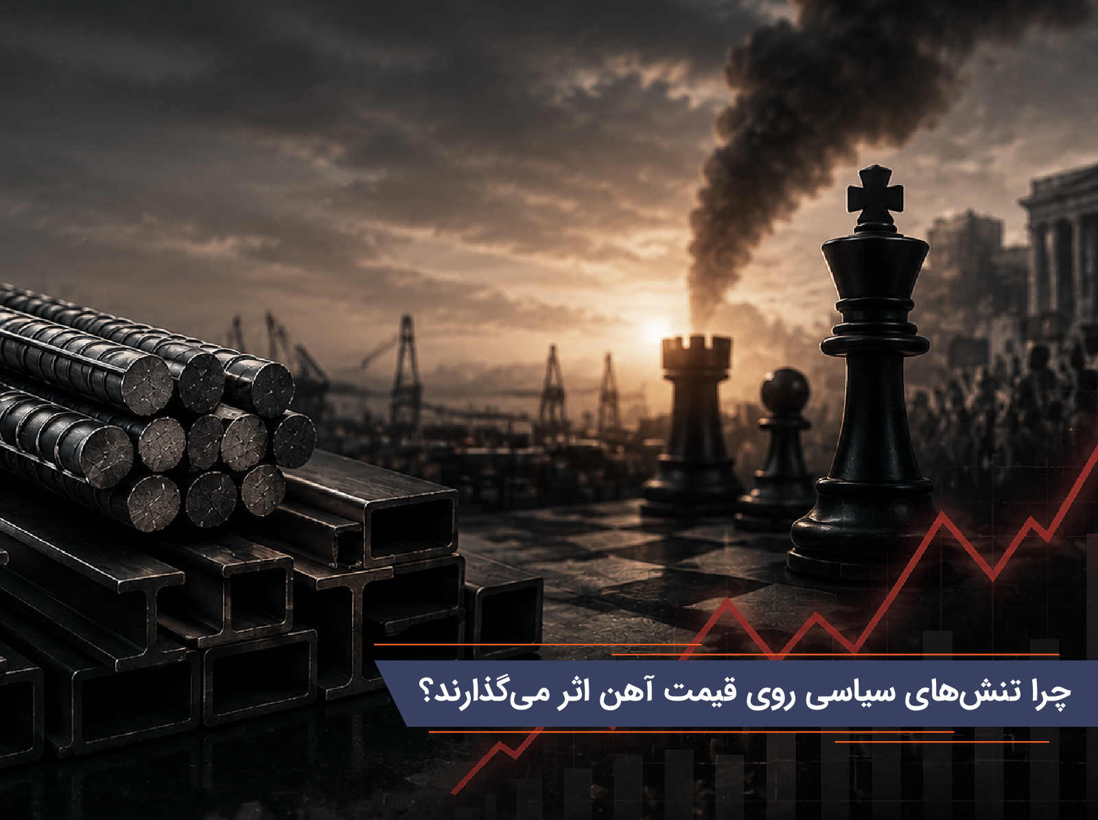 چرا تنشهای سیاسی روی قیمت آهن اثر میگذارند؟