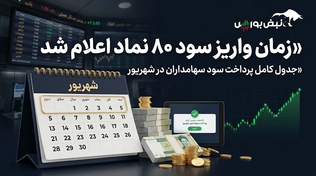 سود سهامی که در شهریور واریز می شود