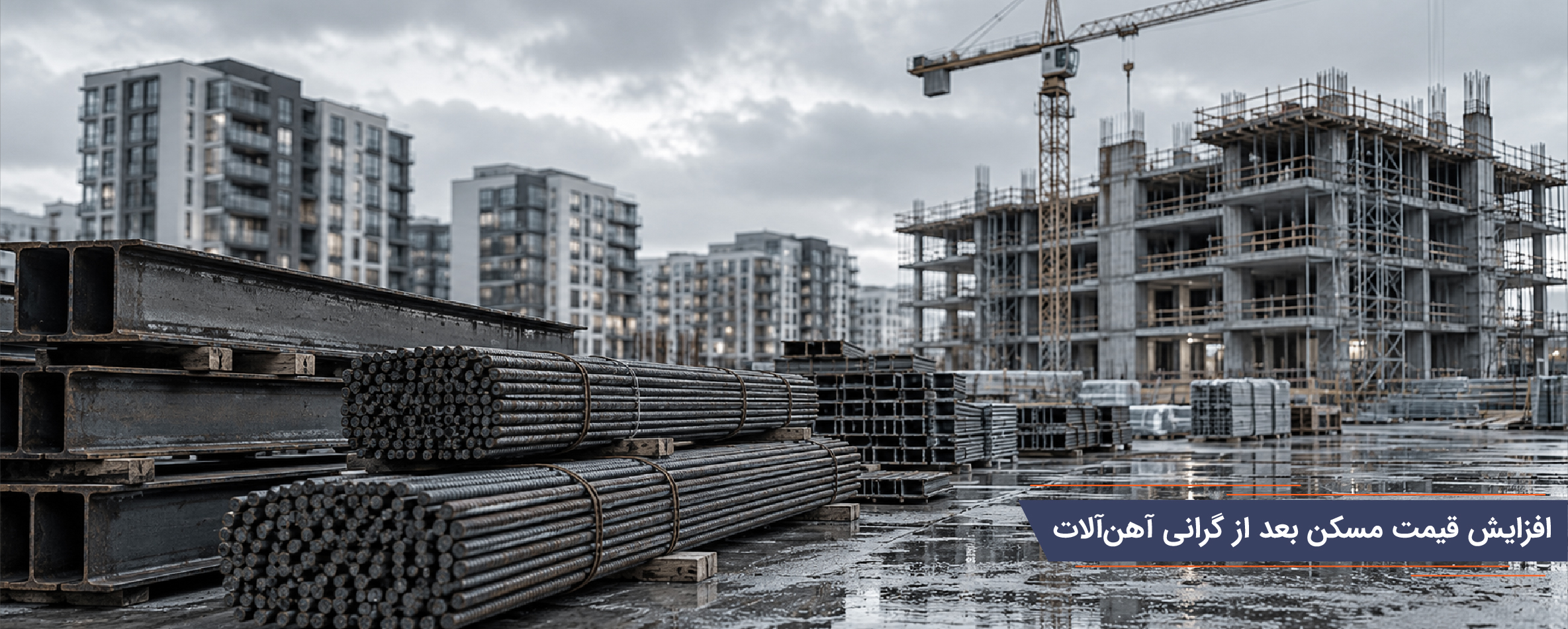 افزایش قیمت مسکن بعد از گرانی آهنآلات؛ آیا موج تورم فولاد به بازار ملک میرسد؟