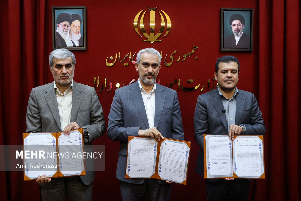 مراسم امضای تفاهمنامه بازسازی مراکز دانشگاهی - خبرگزاری مهر | اخبار ایران و جهان