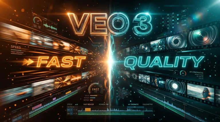 مقایسه مدلهای Veo ۳: نبرد Fast و Quality در تولید ویدئوی هوش مصنوعی